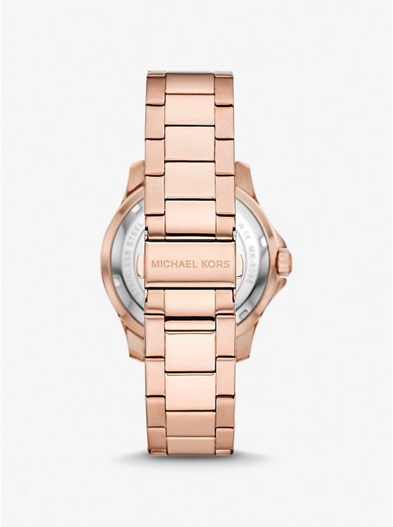 Michael Kors Oversized Nolan Rose Gold-Tone Watch (MK9098)