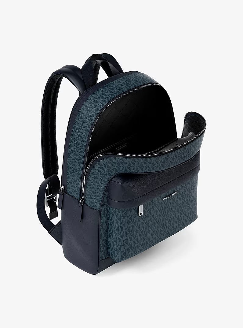 [INCOMING ETA 30 DAYS] Michael Kors Men Pacey Medium Signature Logo Backpack in Admiral/Pale Blue (37S6LPAB8B)