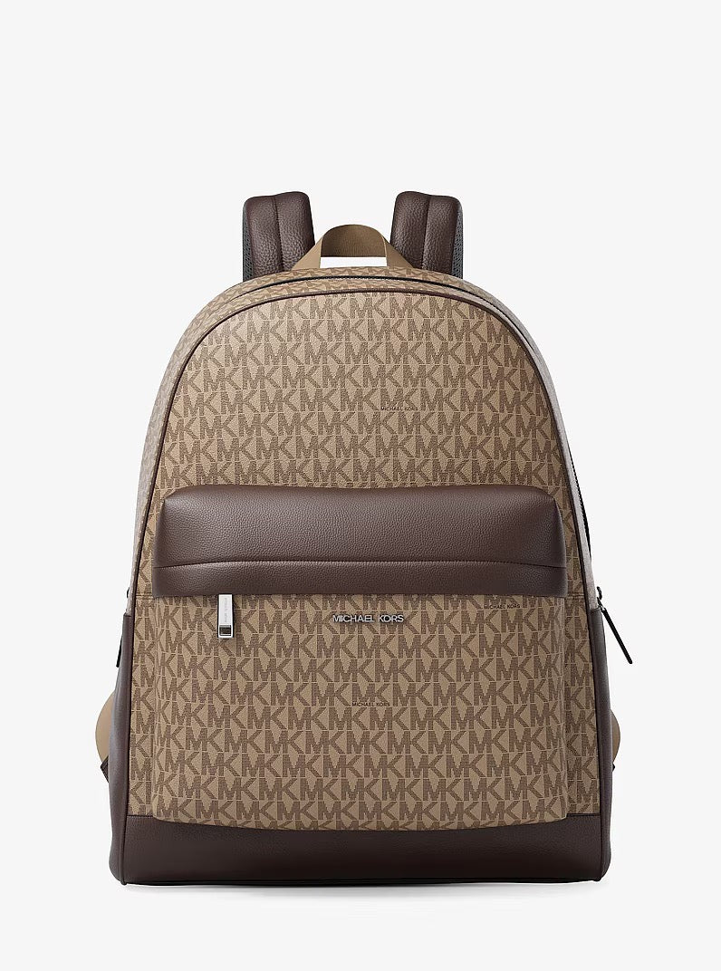 [INCOMING ETA 30 DAYS] Michael Kors Men Pacey Medium Signature Logo Backpack in Camel (37S6LPAB8B)