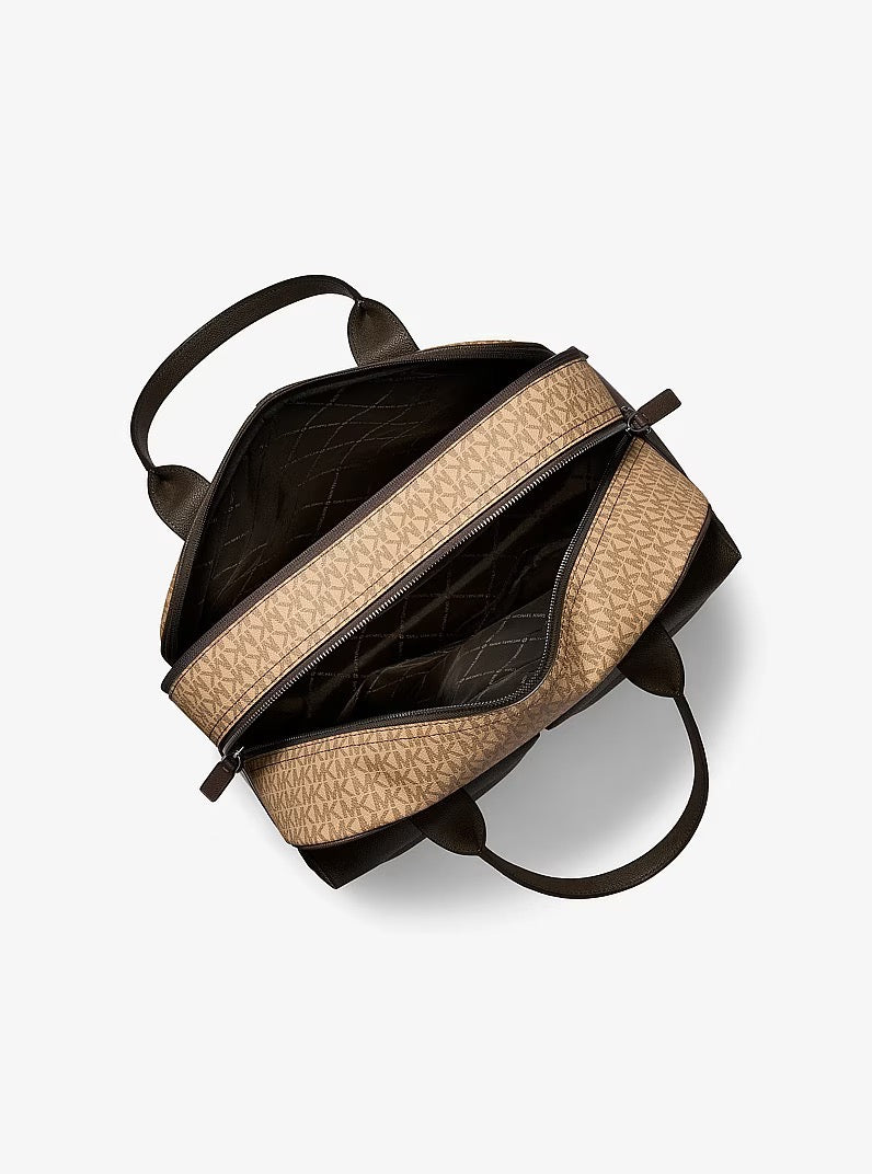 [INCOMING ETA 30 DAYS] Michael Kors Men Pacey Medium Signature Logo Bowling Bag in Camel (37S6LPAL6B)