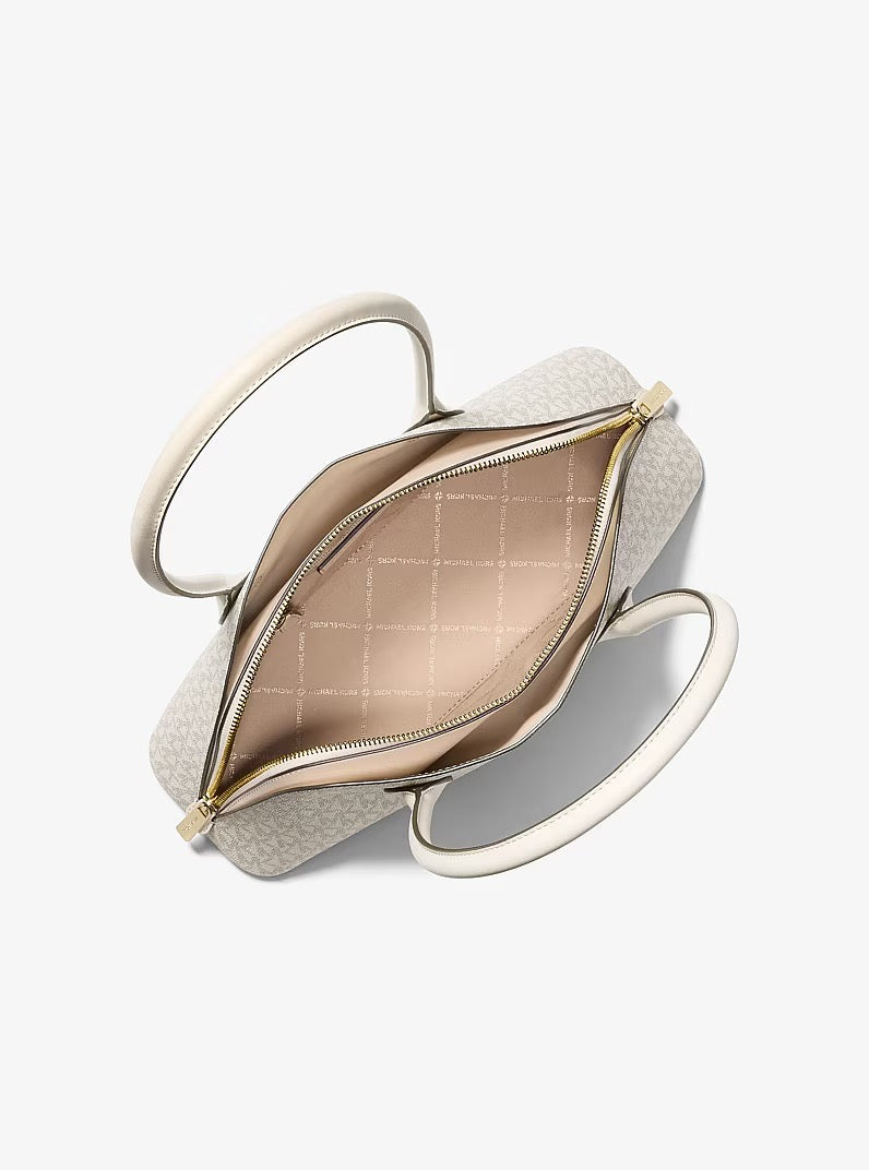 [INCOMING ETA 30 DAYS] Michael Kors Petra Medium Shoulder Bag With Logo in Light Multicolor Cream (35S6G2PS8B)