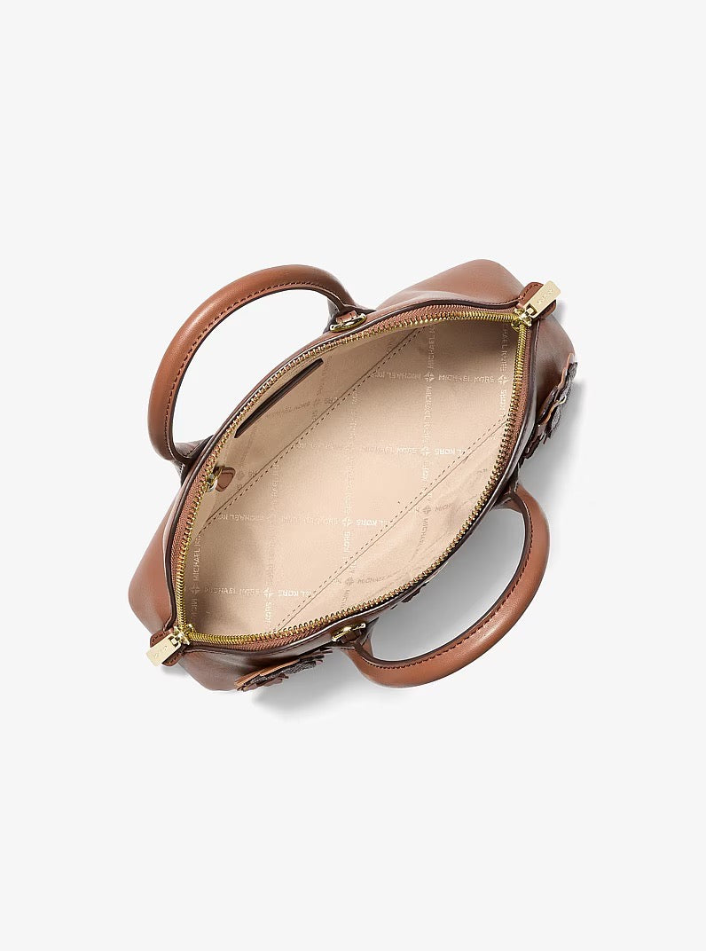 [READY STOCK MY] Michael Kors Petra Small TZ Crossbody in Luggage (35S6G2PC5V)