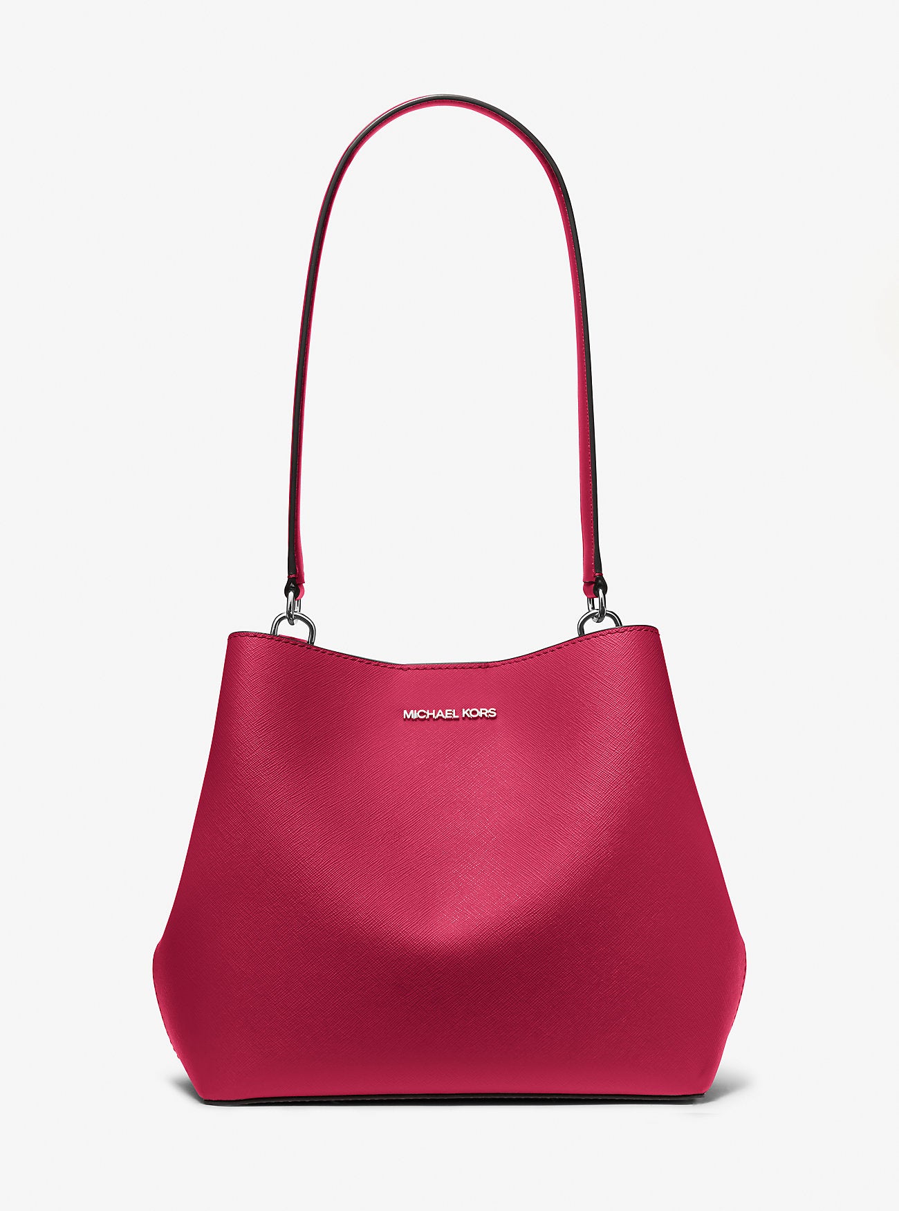 [INCOMING ETA 30 DAYS] Michael Kors Pratt Medium Shoulder Bag in Dark Raspberry (35S4S3FS2I)