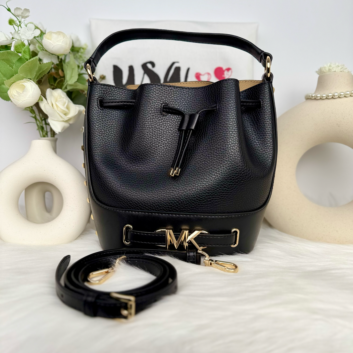 Michael kors md bucket bag clearance