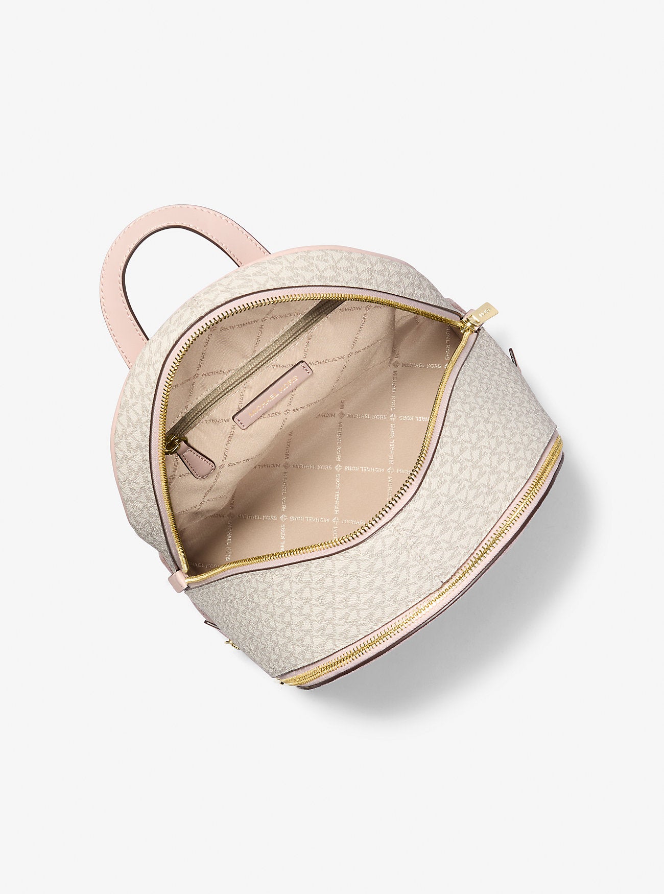 [READY STOCK MY] Michael Kors Rhea Medium Zip Backpack in Powder Blush Multi (35S5GRAB6V)