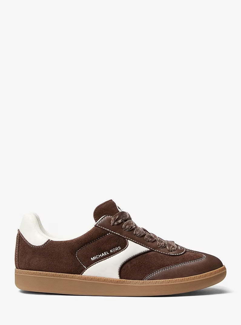 [NADZ][FK][INCOMING ETA 30 DAYS] Michael Kors Sammy Polyester Microsuede Sneaker in Nutmeg (49F6BNFS1S)