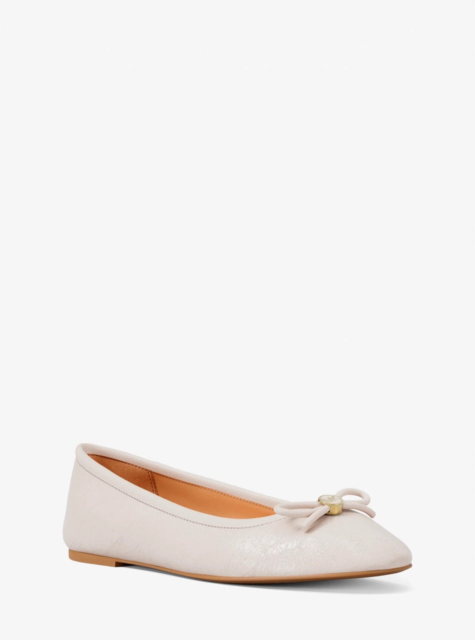 [WEB EXLCUSIVE][FK][INCOMING ETA 30 DAYS] Michael Kors Savannah Ballet Flat in Light Cream (49T6SVFP1A)