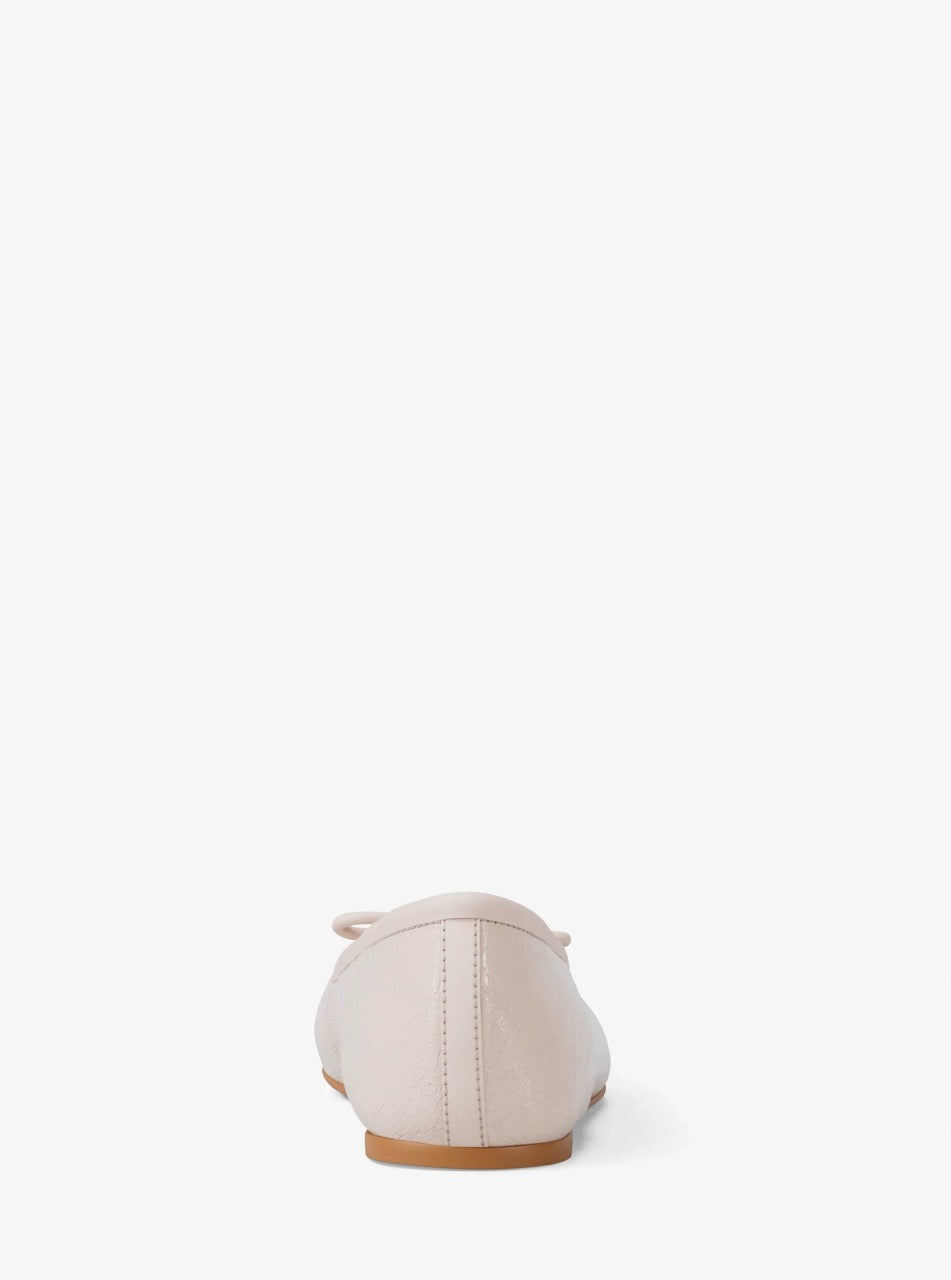 [WEB EXLCUSIVE][FK][INCOMING ETA 30 DAYS] Michael Kors Savannah Ballet Flat in Light Cream (49T6SVFP1A)