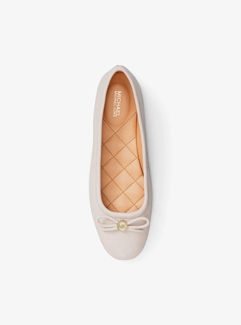 [WEB EXLCUSIVE][FK][INCOMING ETA 30 DAYS] Michael Kors Savannah Ballet Flat in Light Cream (49T6SVFP1A)