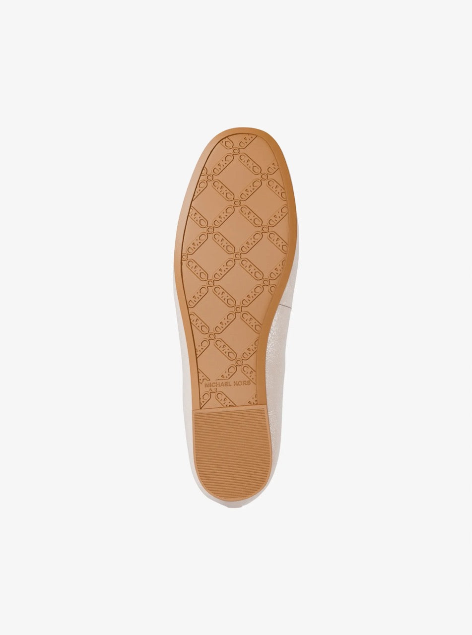 [WEB EXLCUSIVE][FK][INCOMING ETA 30 DAYS] Michael Kors Savannah Ballet Flat in Light Cream (49T6SVFP1A)