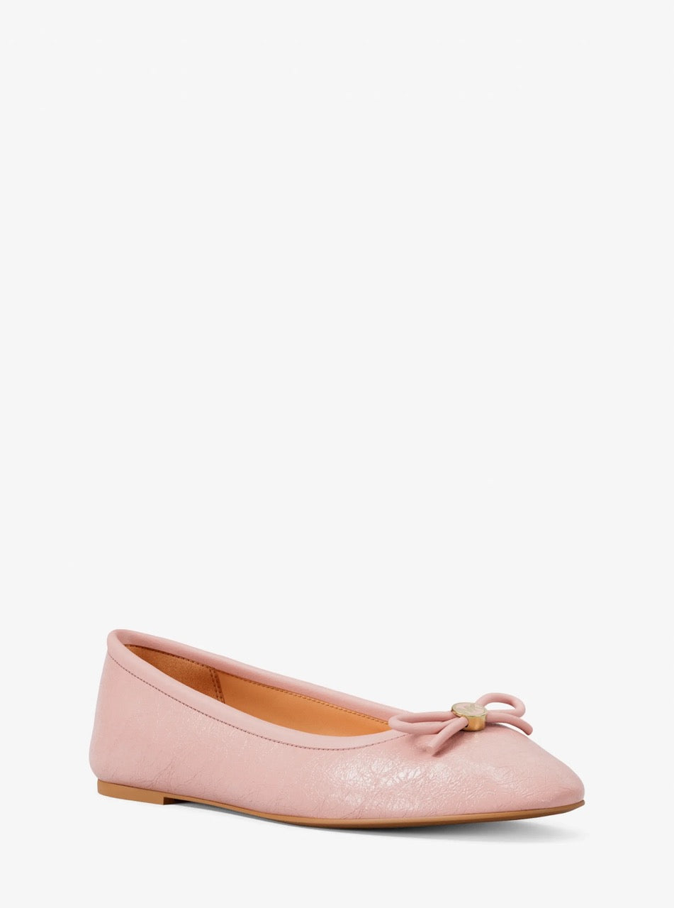 [WEB EXCLUSIVE][FK][INCOMING ETA 30 DAYS] Michael Kors Savannah Ballet Flat in Powder Blush (49T6SVFP1A)