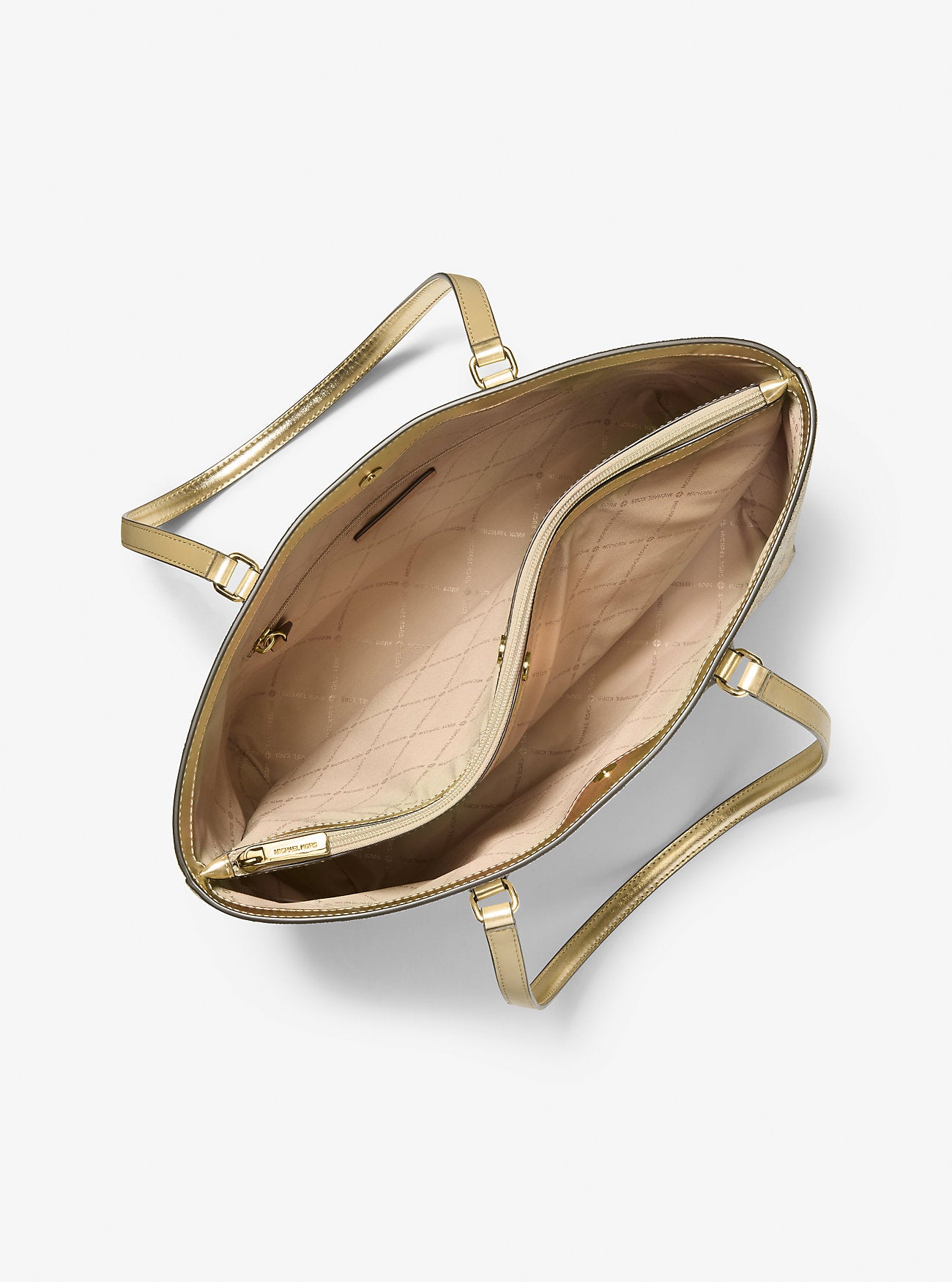 [INCOMING ETA 30 DAYS] Michael Kors Sheila Large Metallic Tote in Signature Pale Gold (35F5G6HT9Y)