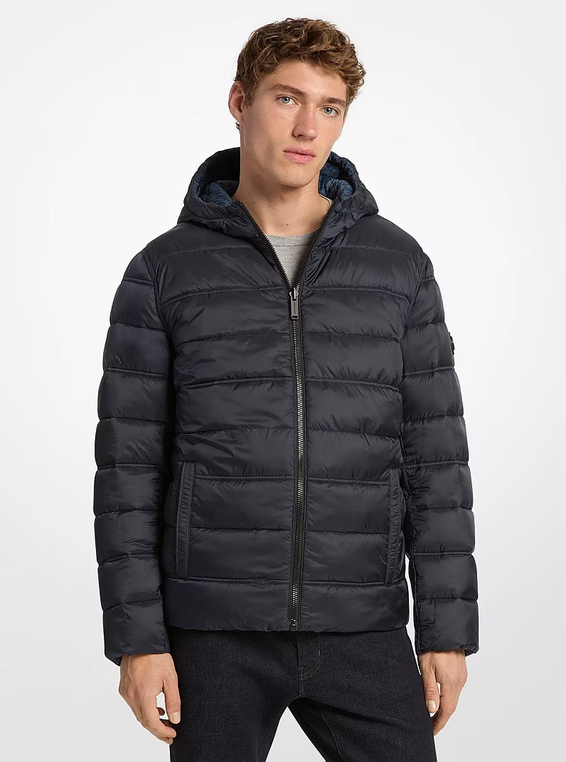 [INCOMING ETA 30 DAYS] Michael Kors Signature Logo Reversible Jacket in Midnight (FK)(MC68295)