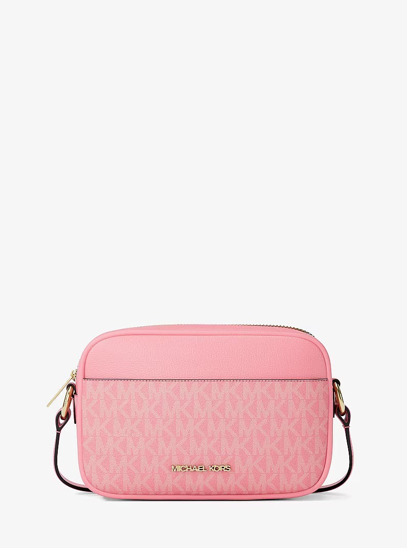 [INCOMING ETA 30 DAYS] Michael Kors Small Jet Set Shoulder Bag With Camera Logo in Carnation (35R6GTVC1V)