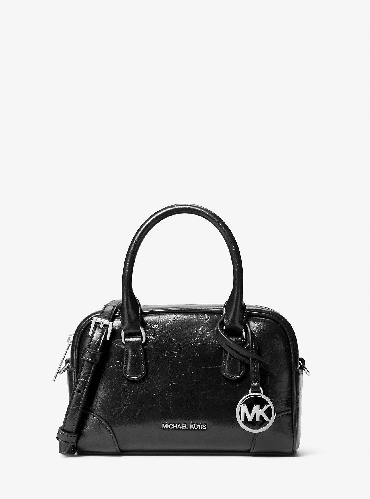 [READY STOCK MY] Michael Kors Thompson Extra Small Satchel Crossbody in Black (35F5S7OC0Y)