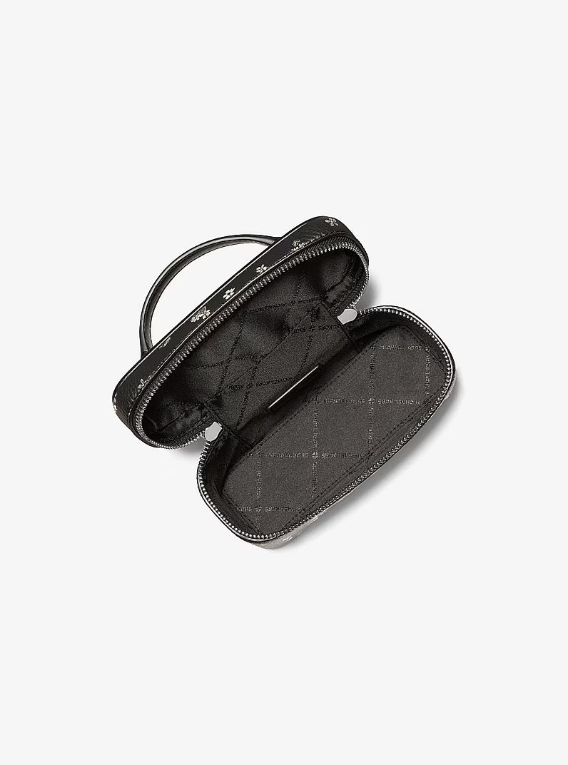 [INCOMING ETA 30 DAYS] Michael Kors Vivi Small Crossbody Bag with Floral Print in Black (35F6SVFC1I)