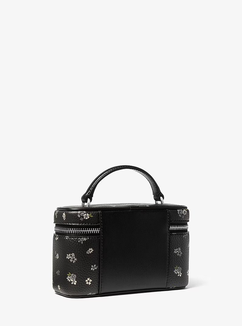 [INCOMING ETA 30 DAYS] Michael Kors Vivi Small Crossbody Bag with Floral Print in Black (35F6SVFC1I)