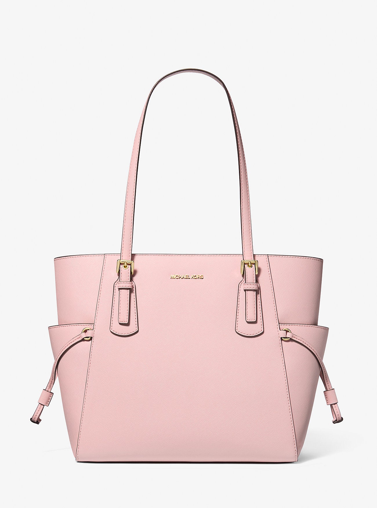 [READY STOCK MY] Michael Kors Voyager Large EW Tote in Powder Blush (35S5GV6T7L)