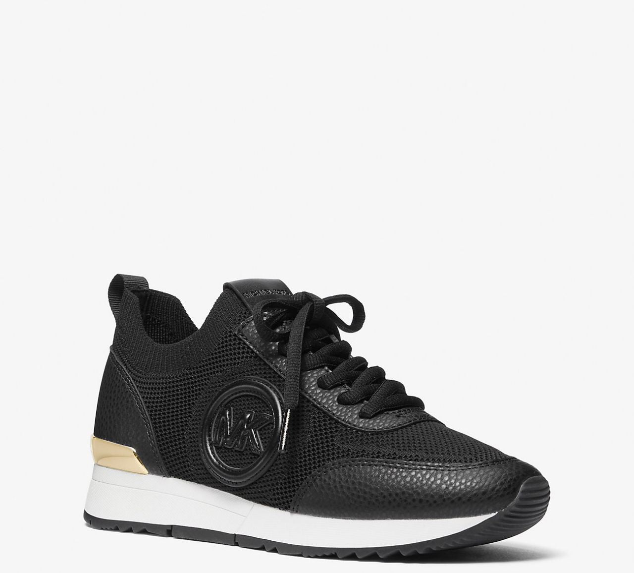 [INCOMING ETA 30 DAYS] Michael Kors W Jenkins Stretch Knit Trainer in Black (FK)(49S3JNFS1L)