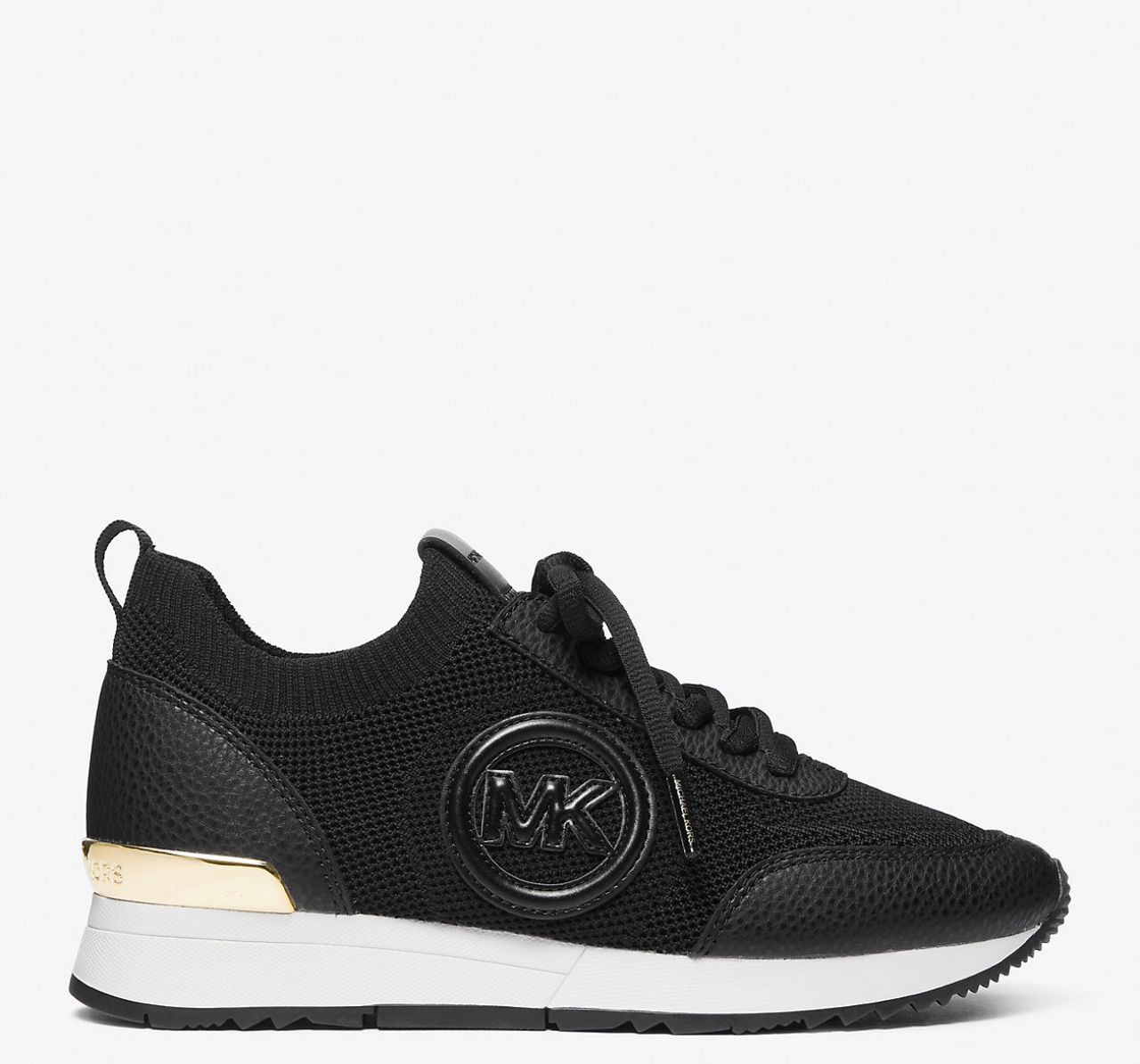 [INCOMING ETA 30 DAYS] Michael Kors W Jenkins Stretch Knit Trainer in Black (FK)(49S3JNFS1L)