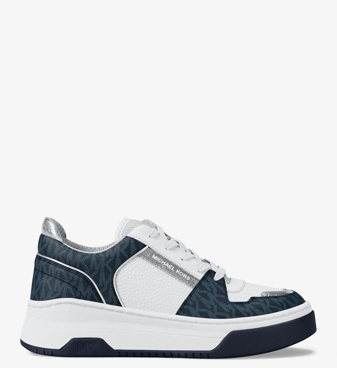 [INCOMING ETA 30 DAYS] Michael Kors W Lexi Mixed-Media Sneaker in Admiral (FK)(49T5LXFS1L)