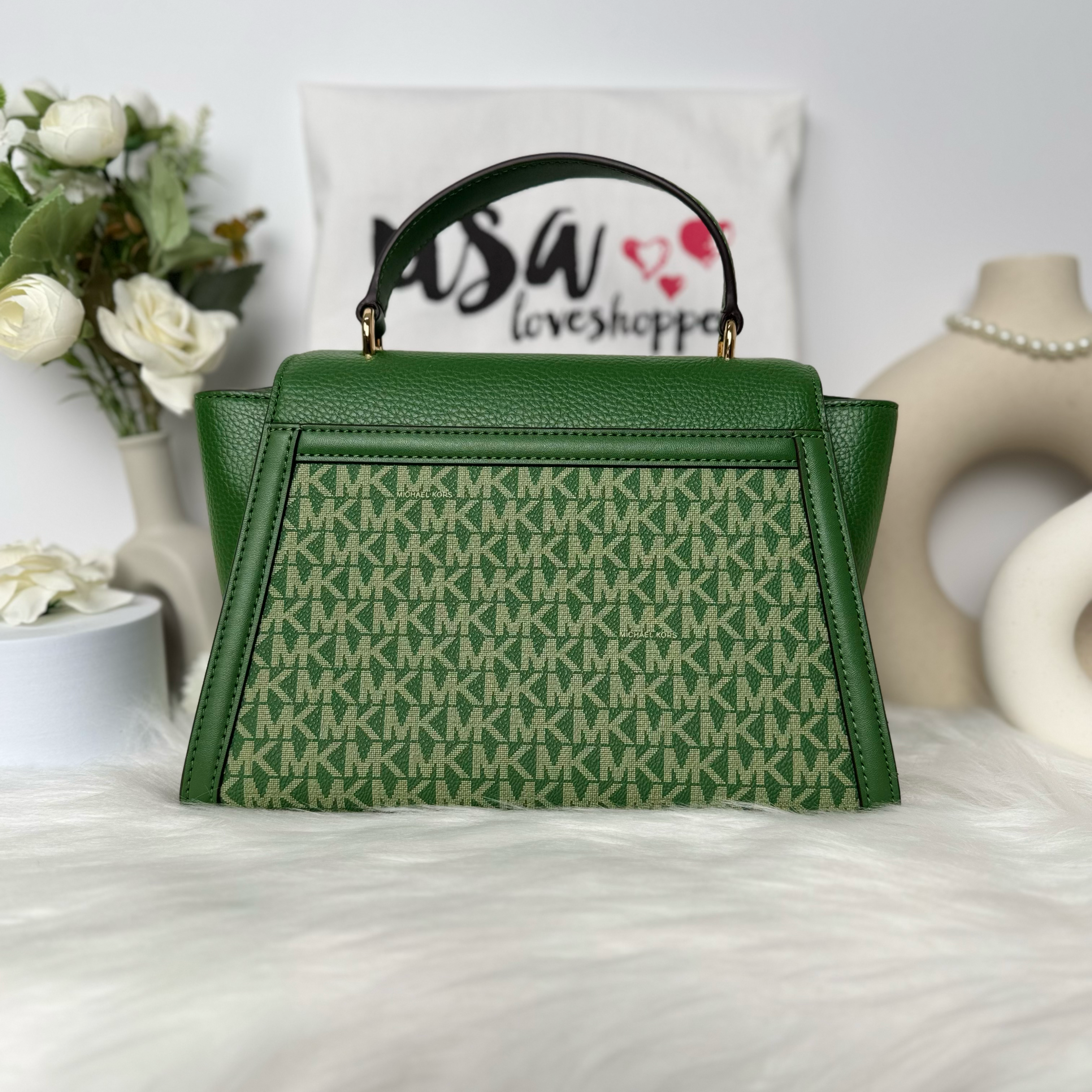 Michael kors whitney bag green best sale