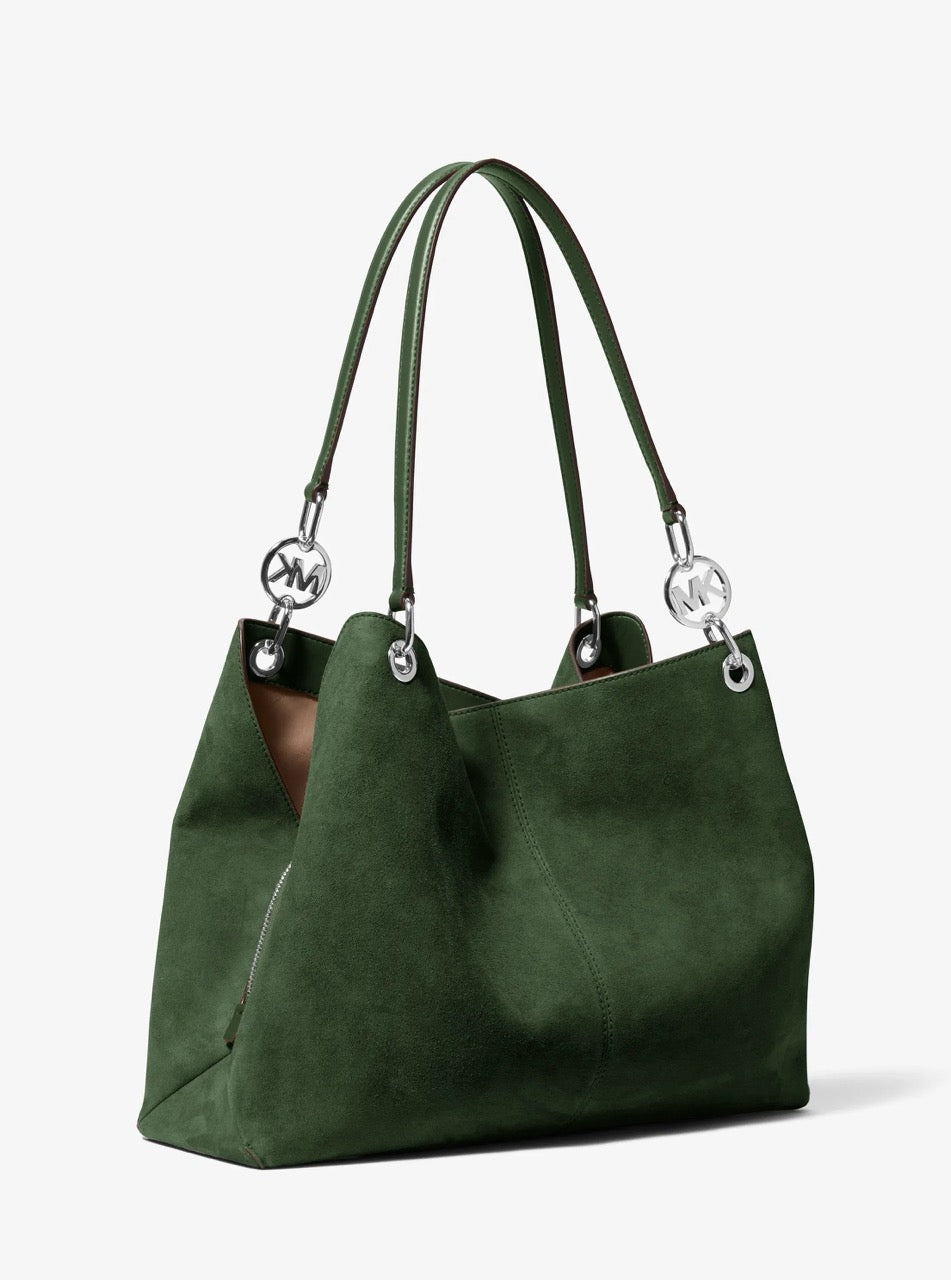 [WEB EXCLUSIVE][INCOMING ETA 30 DAYS] Michael Kors Christina Large Shoulder Bag in Green (35F6S8WE6S)