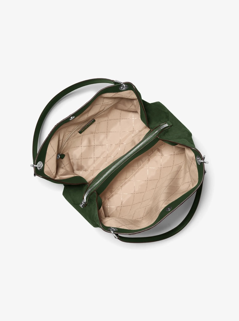 [WEB EXCLUSIVE][INCOMING ETA 30 DAYS] Michael Kors Christina Large Shoulder Bag in Green (35F6S8WE6S)