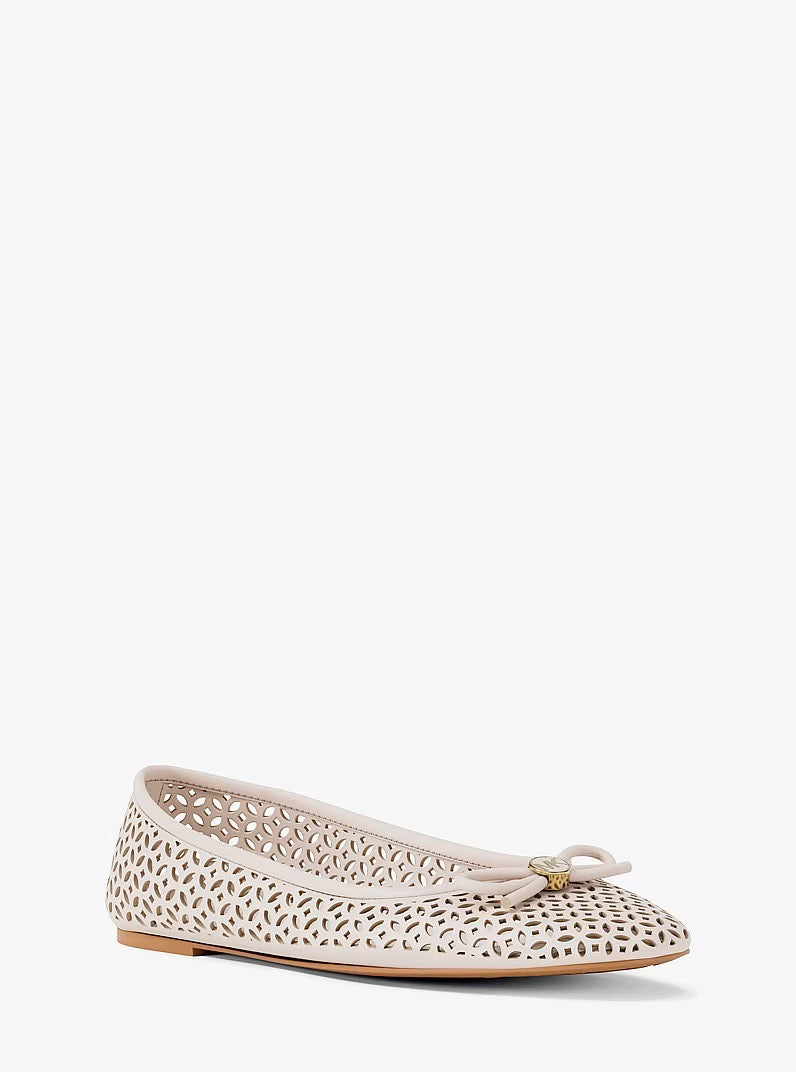 [INCOMING ETA 30 DAYS] Michael Kors Savannah Ballerina Pierced in Light Cream (FK)(49S6SVFP2L)