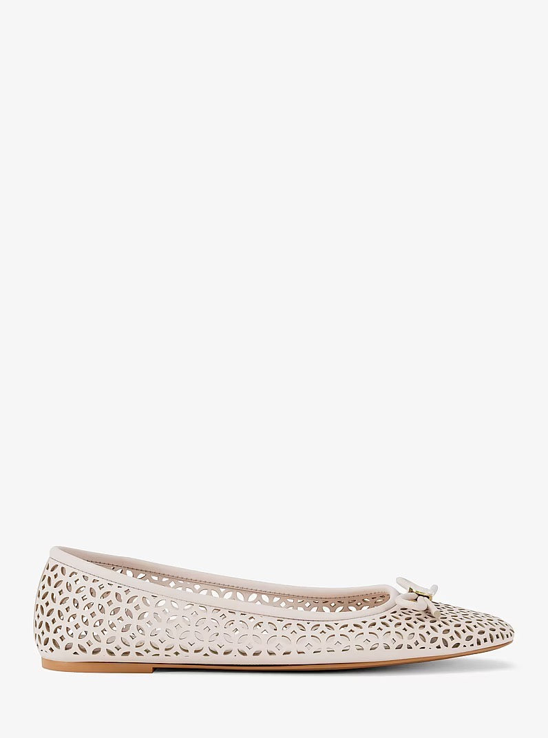 [INCOMING ETA 30 DAYS] Michael Kors Savannah Ballerina Pierced in Light Cream (FK)(49S6SVFP2L)