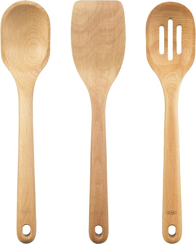 OXO Good Grips 3pcs wooden utensil set