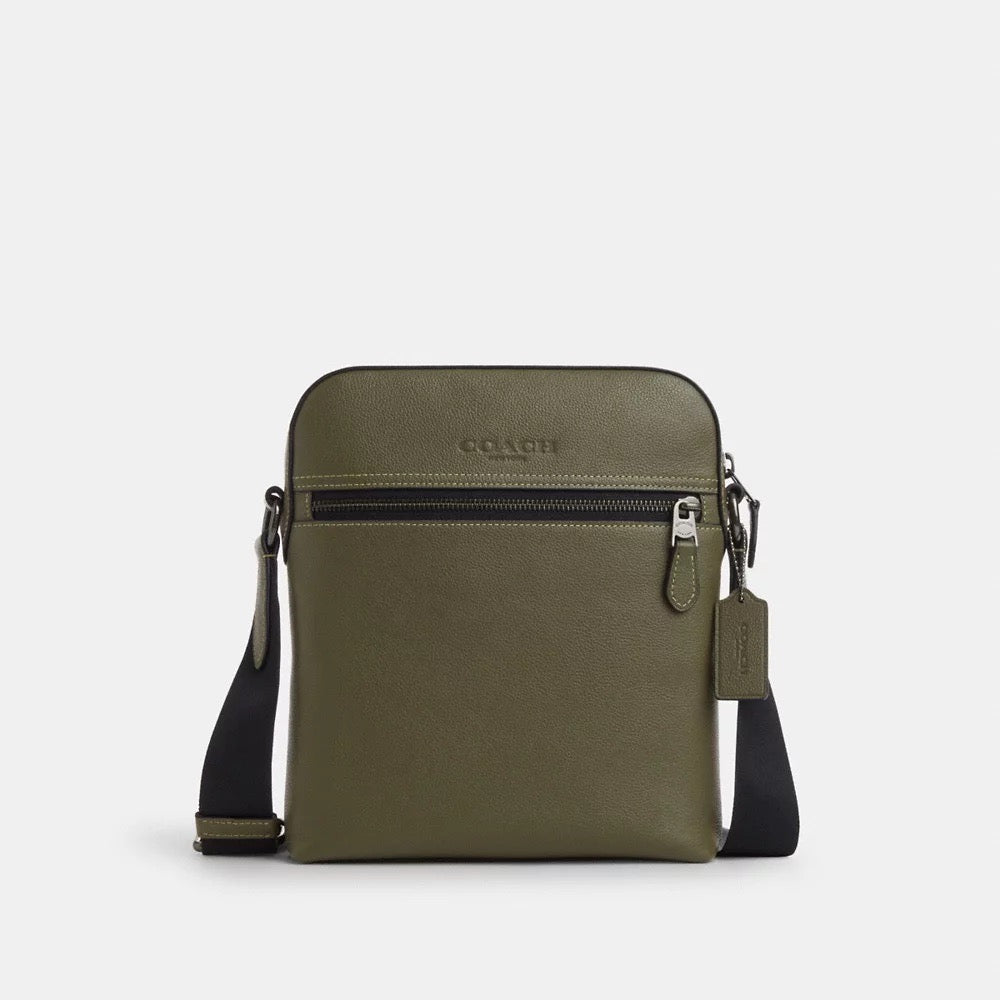 [INCOMING ETA END MARCH 2024] Coach Houston Flight Bag in Olive Drab (CP756)