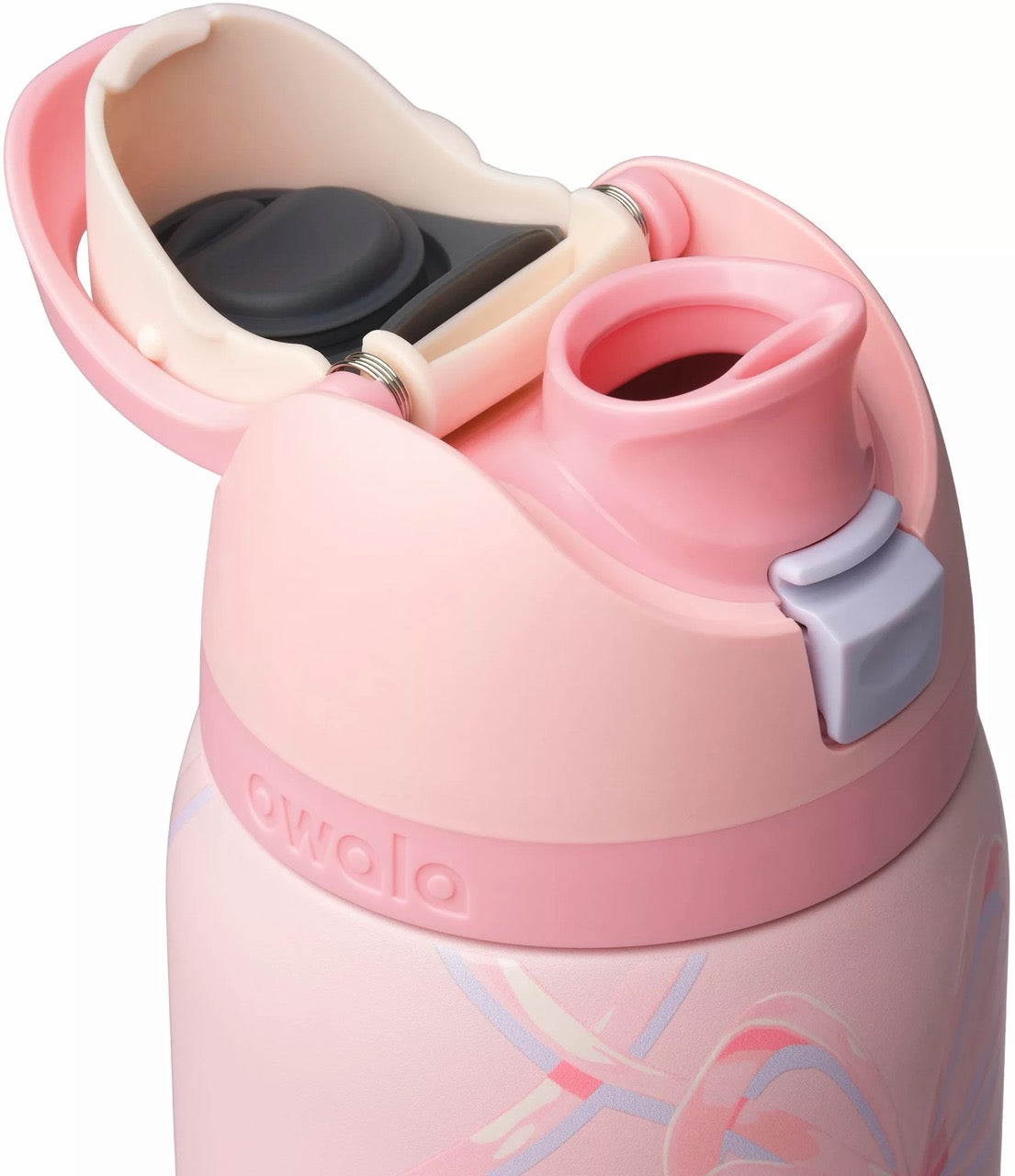[INCOMING ETA 30 DAYS] Owala 32 oz. FreeSip Stainless Steel Water Bottle in Sugar Plum Fairy