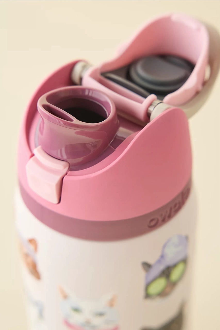 [WEB EXCLUSIVE][INCOMING ETA 30 DAYS] Owala UO Exclusive Cat Collage FreeSip 32 oz Water Bottle