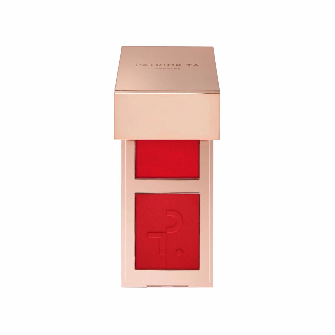 [INCOMING ETA 30 DAYS] Patrick Ta Mini Major Headlines Double-Take CrÈMe & Powder Blush Duo In She Left Me On Red (Warm Vivid Red)
