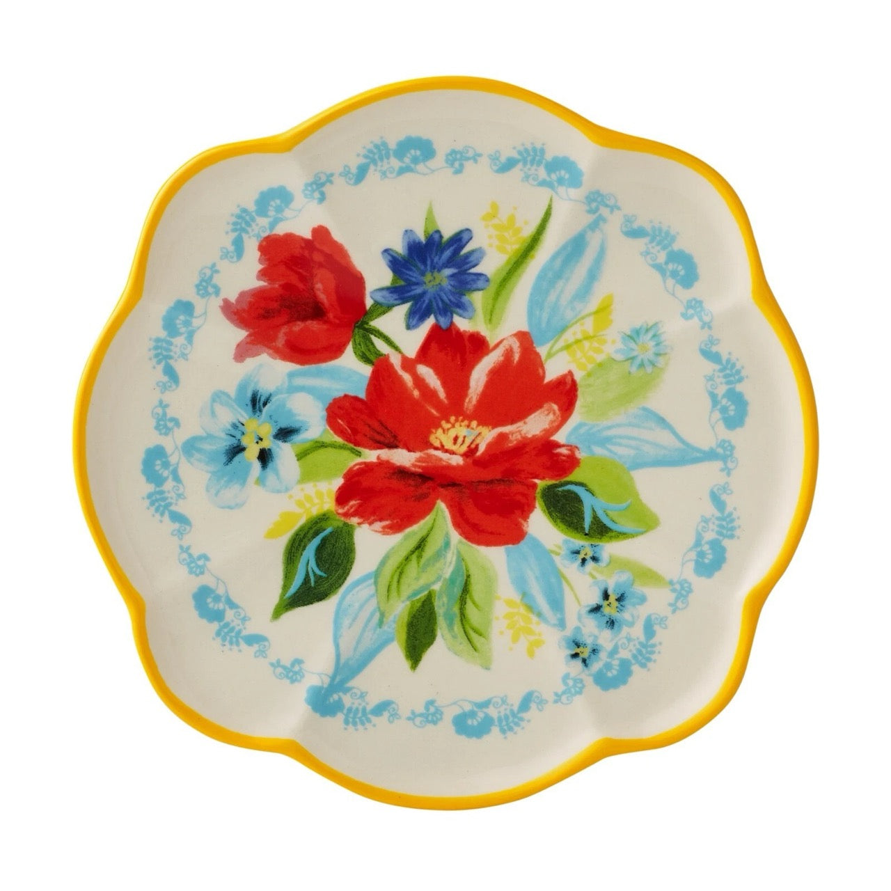 [READY STOCK MY][DEFECT] PW WOMAN FLORAL MEDLEY WITH MUG AND PLATE SET (PWF096881814085)