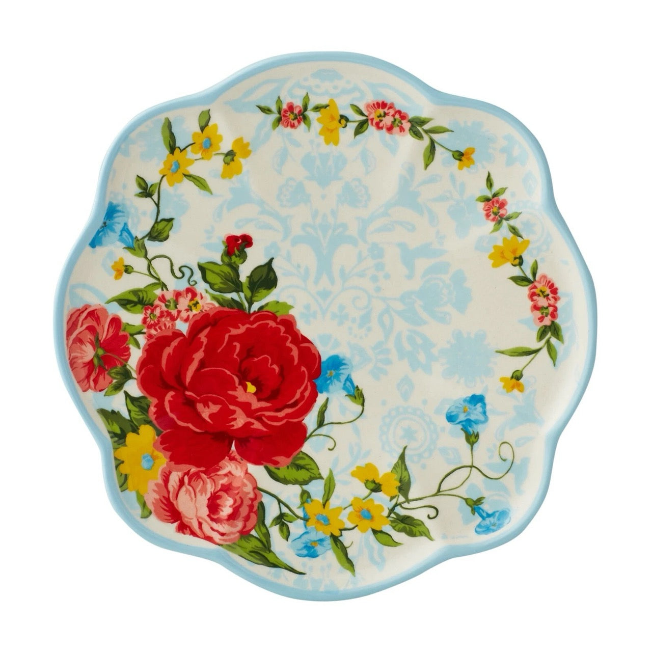 [READY STOCK MY][DEFECT] PW WOMAN FLORAL MEDLEY WITH MUG AND PLATE SET (PWF096881814085)