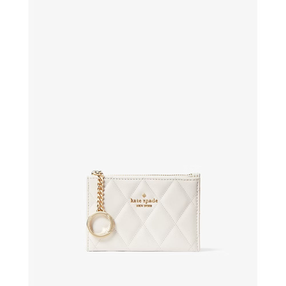 KS Carey Small Card Holder in Parchment (KG426)