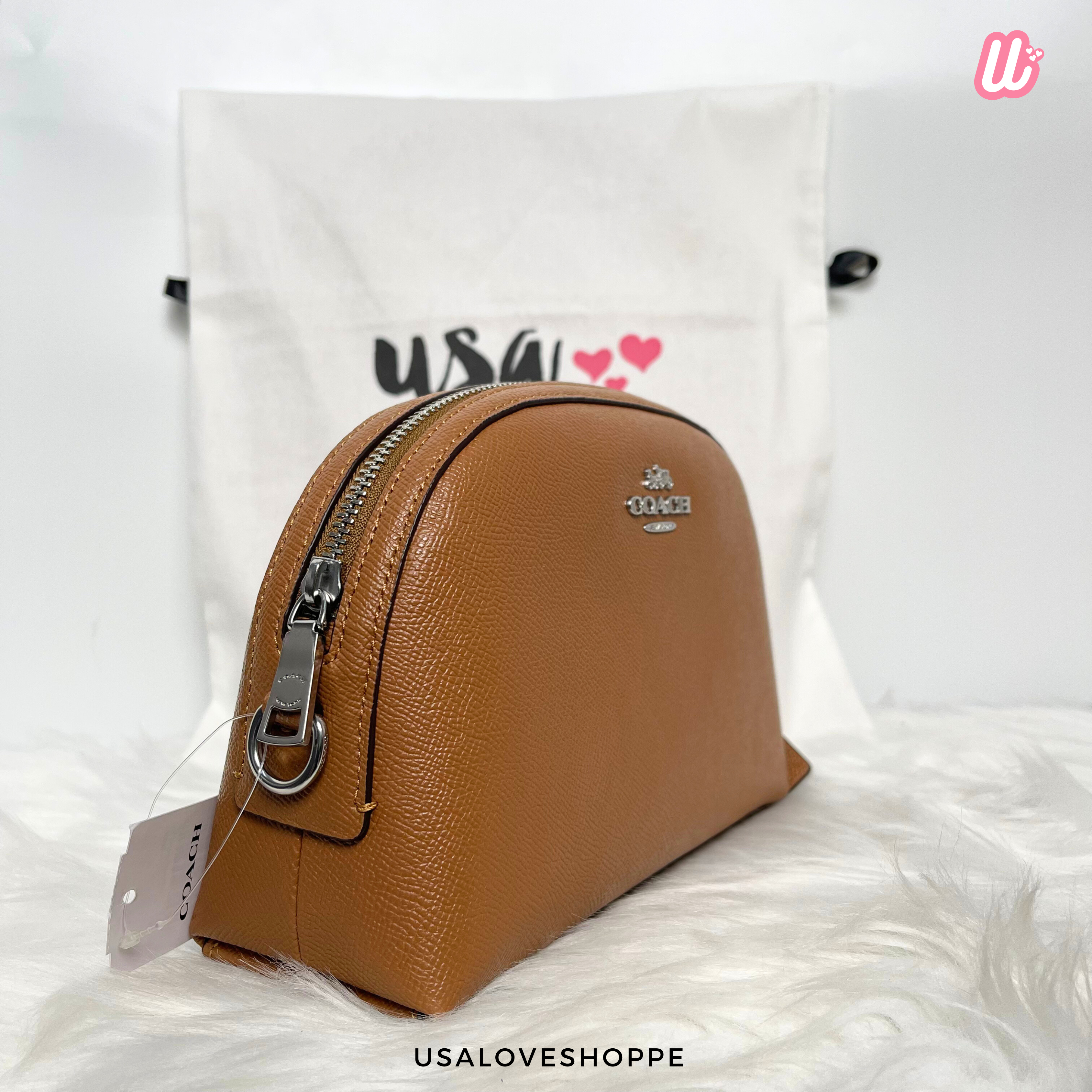 [READY STOCK MY][DEFECT] COACH Madi Crossbody in Light Saddle (CR348)