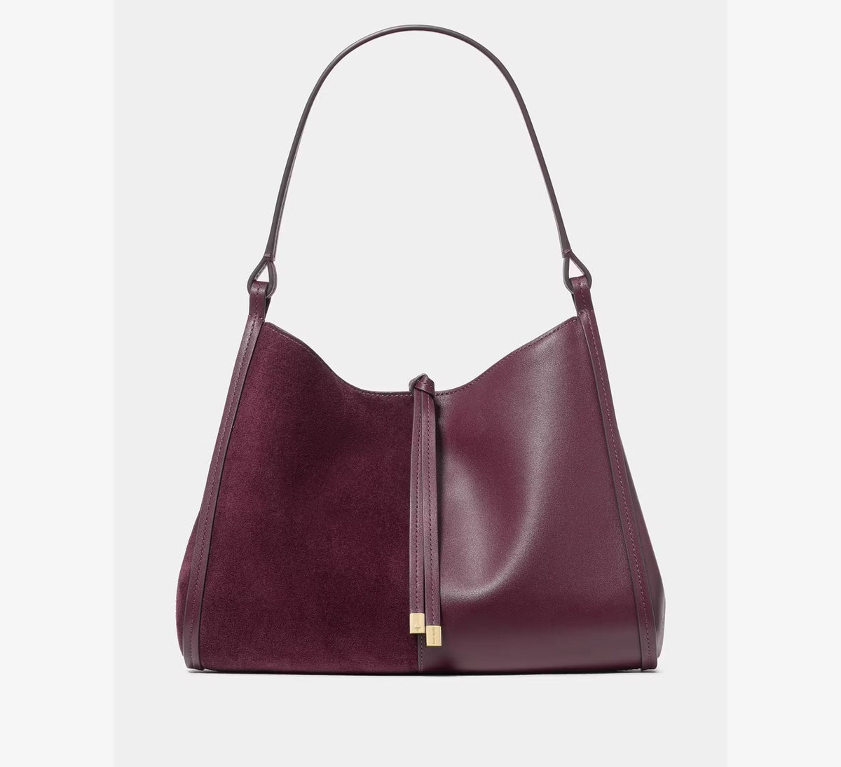 [INCOMING ETA 30 DAYS] Kate Spade Reese Suede Shoulder Bag in Deep Cherry (KP219)