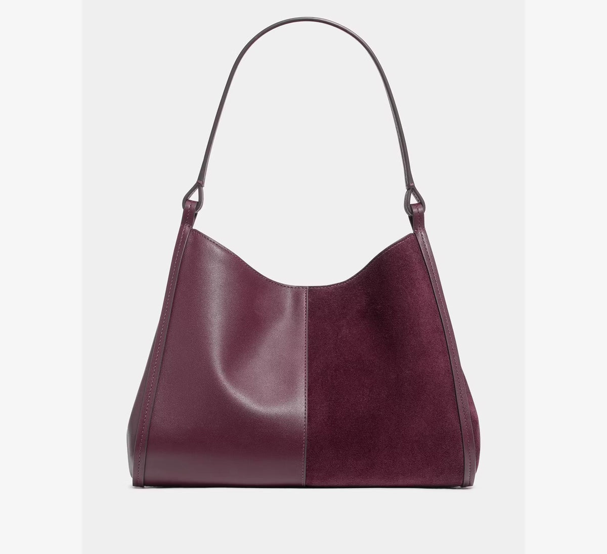 [INCOMING ETA 30 DAYS] Kate Spade Reese Suede Shoulder Bag in Deep Cherry (KP219)