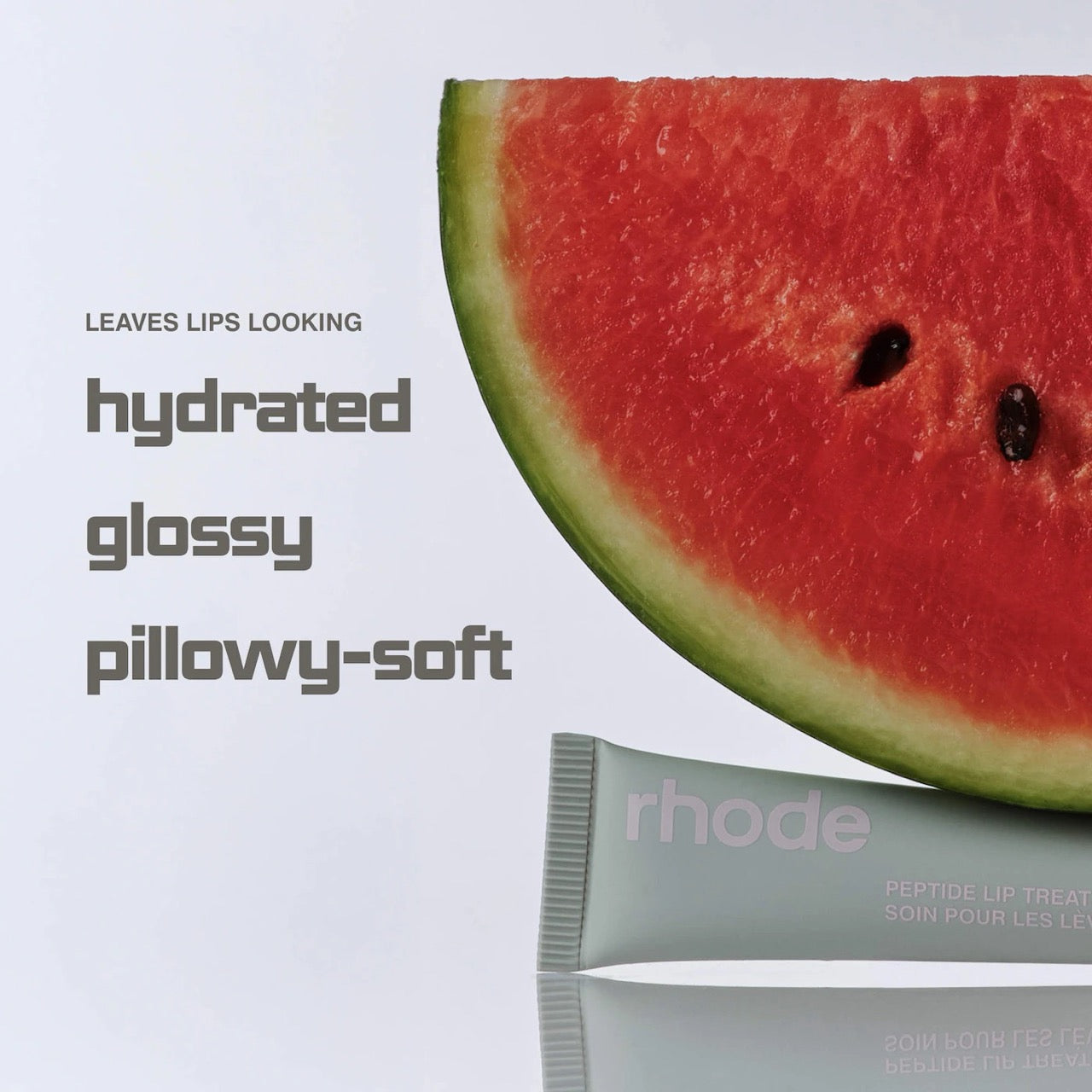 Rhode Peptide Lip Treatment in Watermelon Slice
