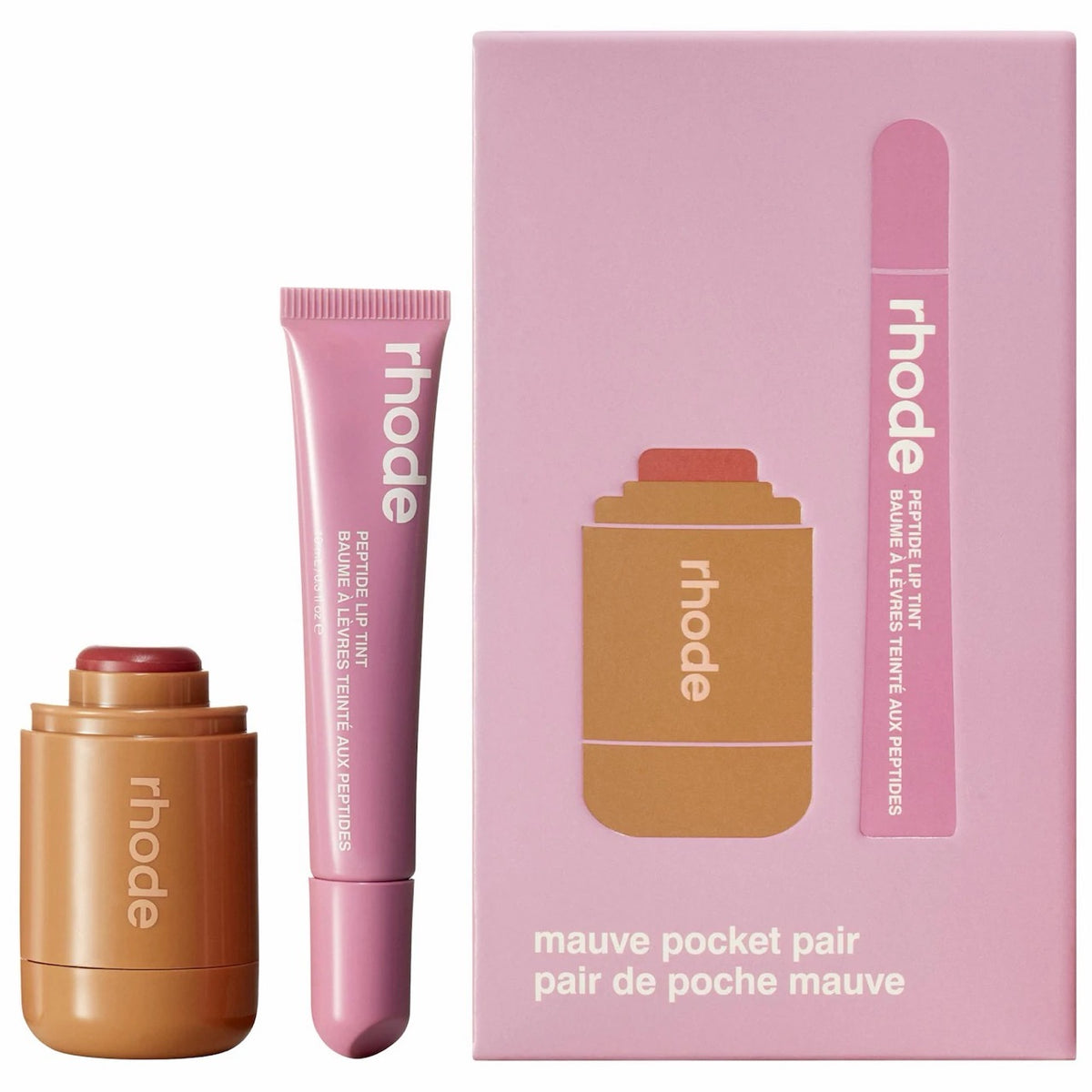 [WEB EXCLUSIVE][INCOMING ETA 30 DAYS][ULSBC] Rhode Pocket Pair Limited Edition Lip + Cheek Set a mauve pair