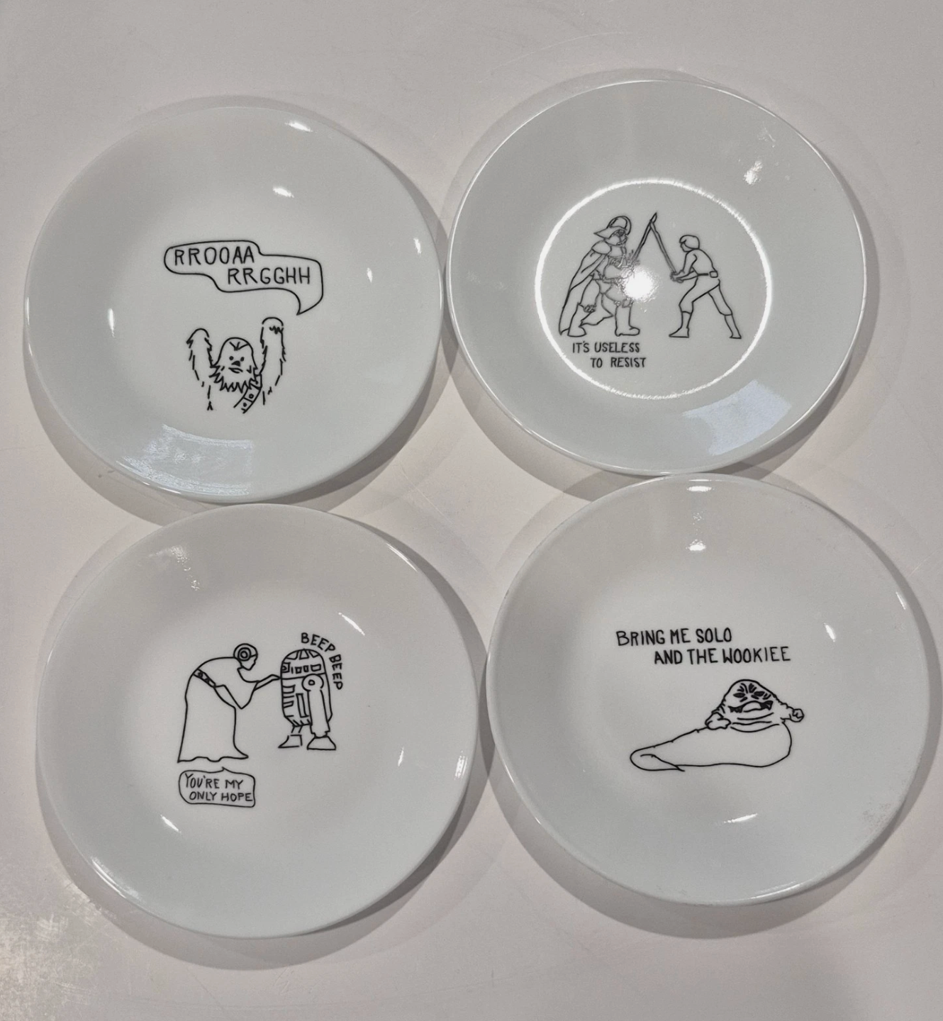 ULS SEA [READY STOCK] CORELLE SALAD PLATE 6.75 INCH 4 PIECES