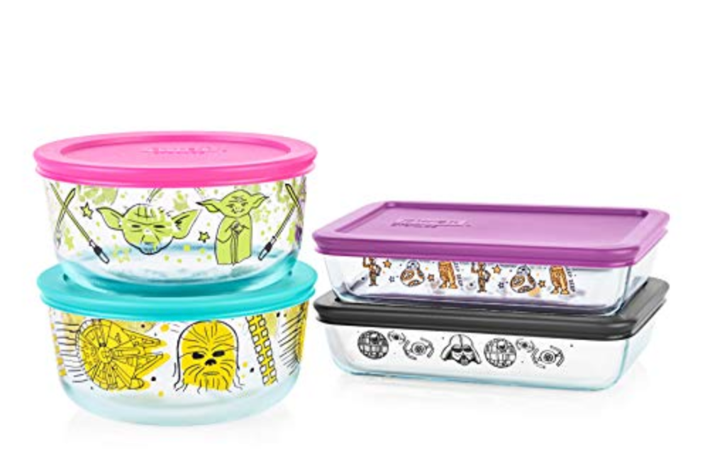 Pyrex Star Wars 8 pieces Yoda Brown Box