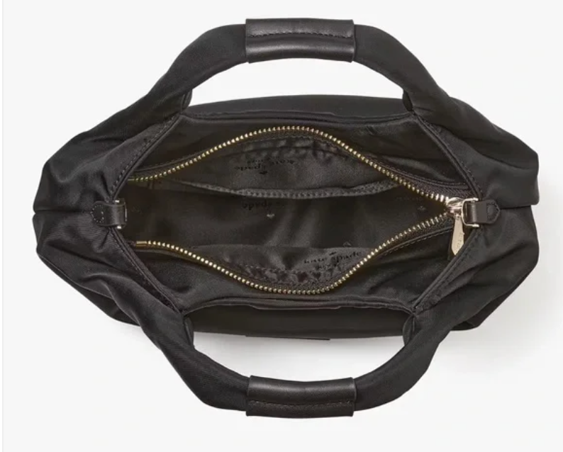 [INCOMING ETA 30 DAYS] Kate Spade Carter Nylon Small Pleated Crossbody in Black (KL965)