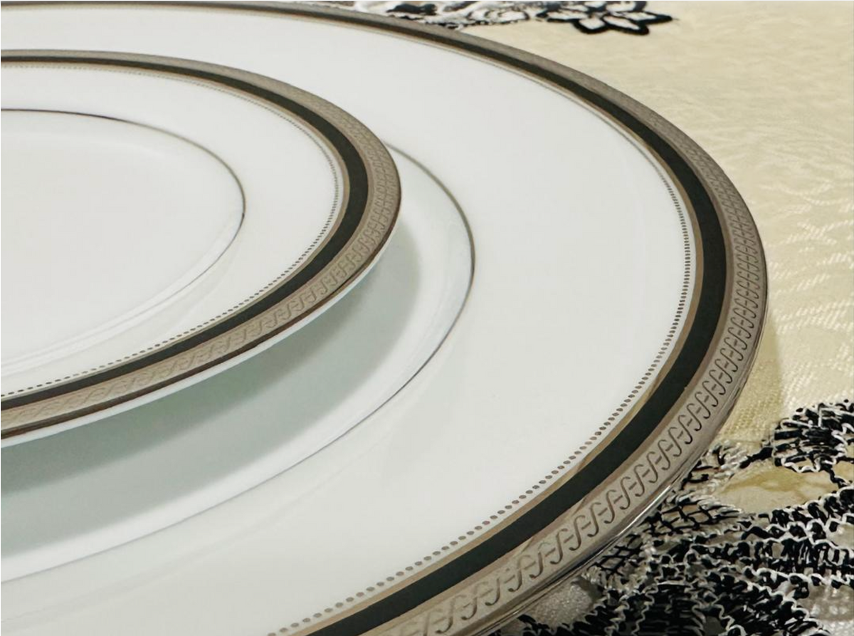 Noritake Austin Platinum 50-Piece Dinnerware Set – Service for 8