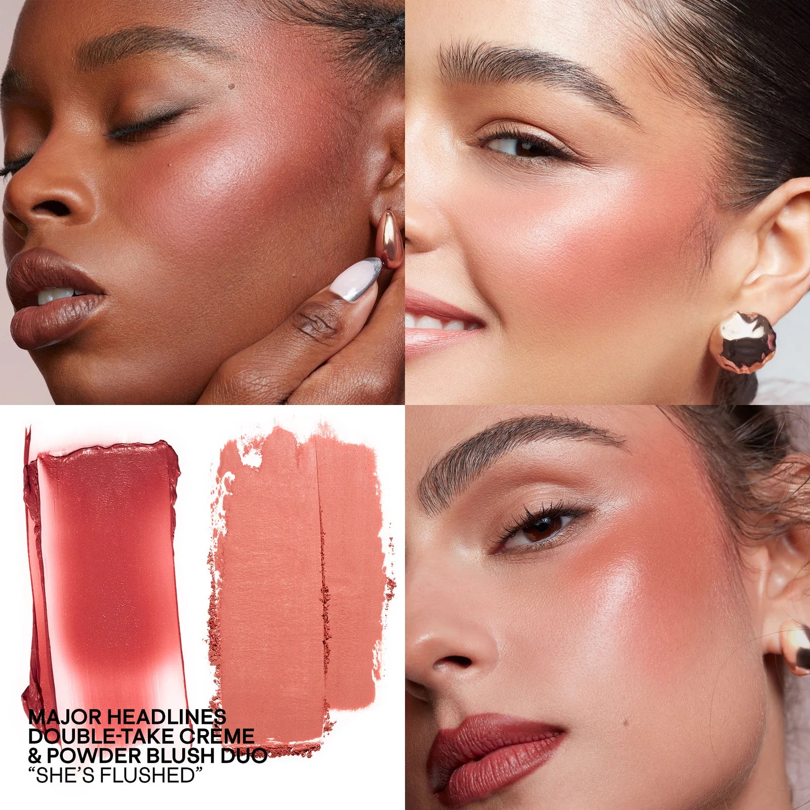 [ULSBC][READY STOCK MY] Patrick Ta Double Take Cream and Powder Blush in She's Flushed