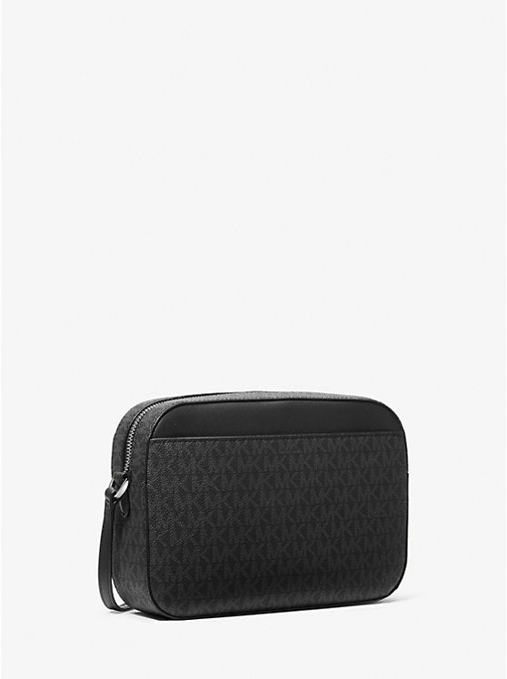[READY STOCK MY] Michael Kors Jet Set Item Large EW Zip Chain Crossbody in Signature Black (35S1STTC9B)