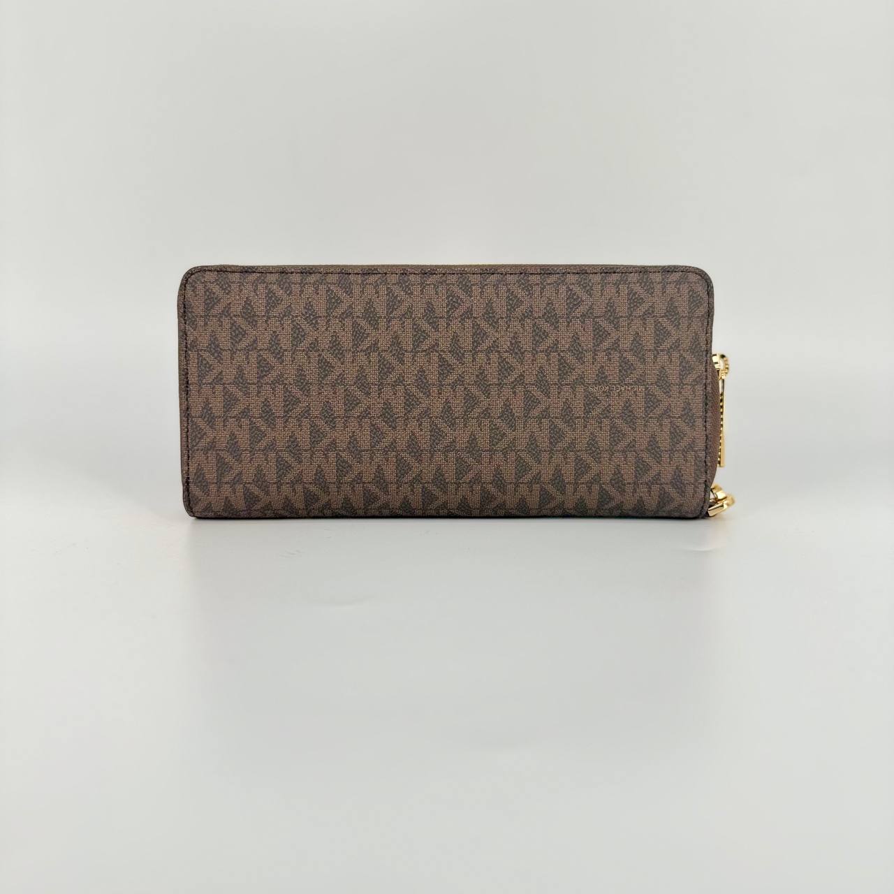 Michael Kors Jet Set Travel Large Travel Continental Wallet in Signature Brown (35F8GTVT3B)